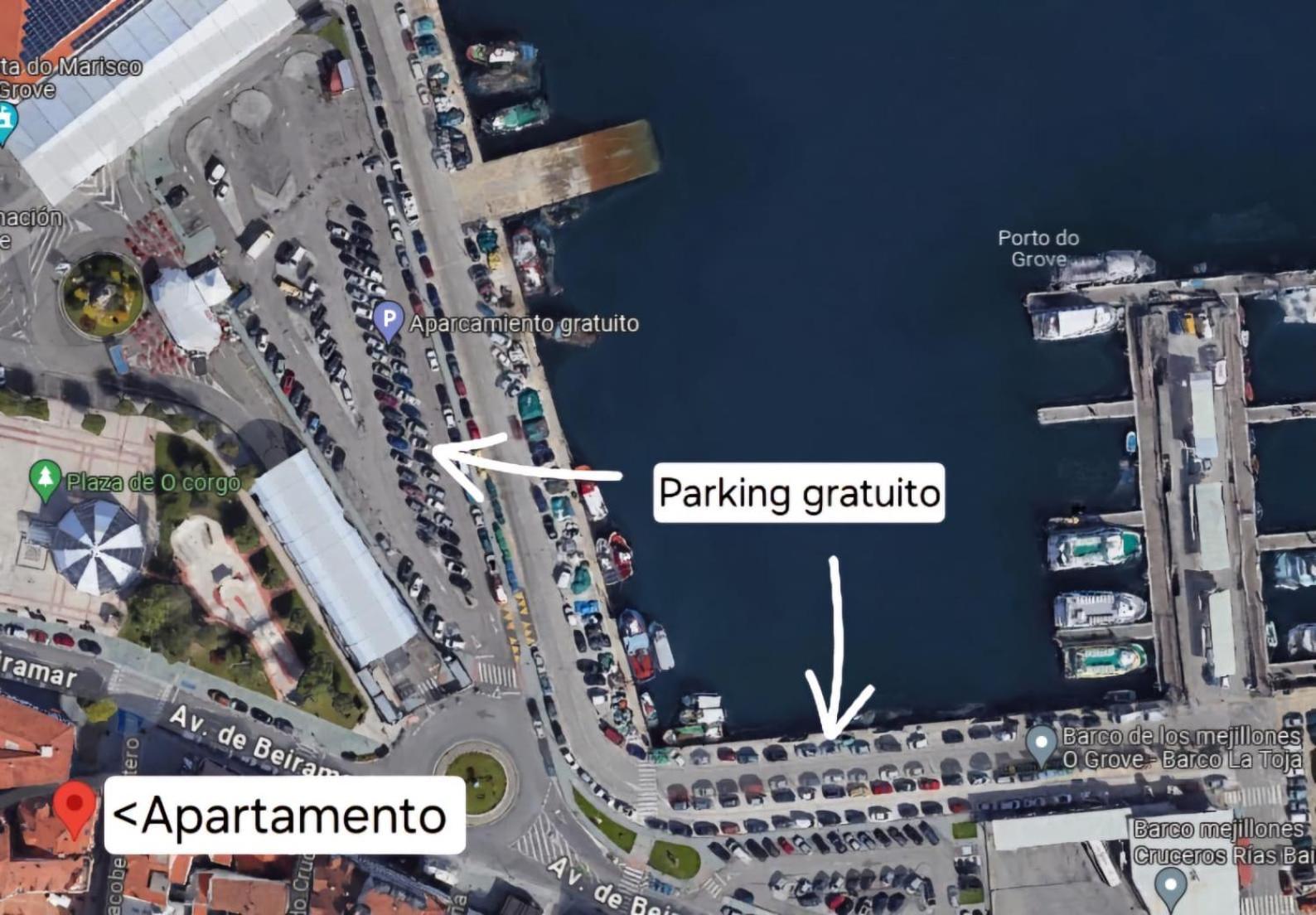 P2 O Grove Centro Con Vistas Al Mar Apartamento Exterior foto
